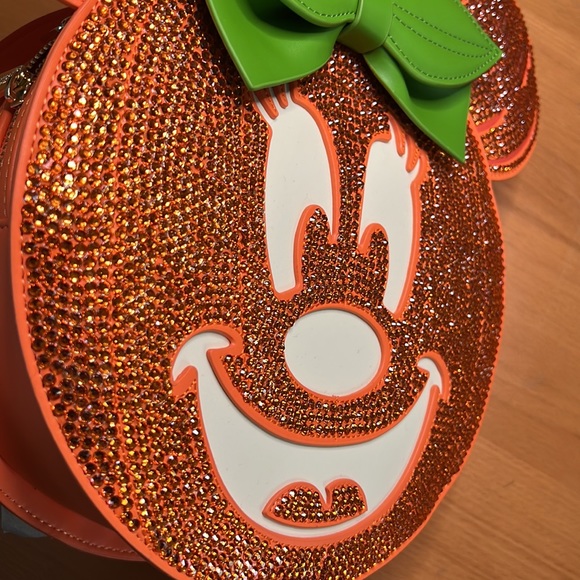Disney Minnie Mouse pumpkin Loungefly Backpack - Picture 3 of 6